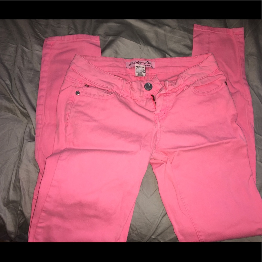 Celebrity pink jeans